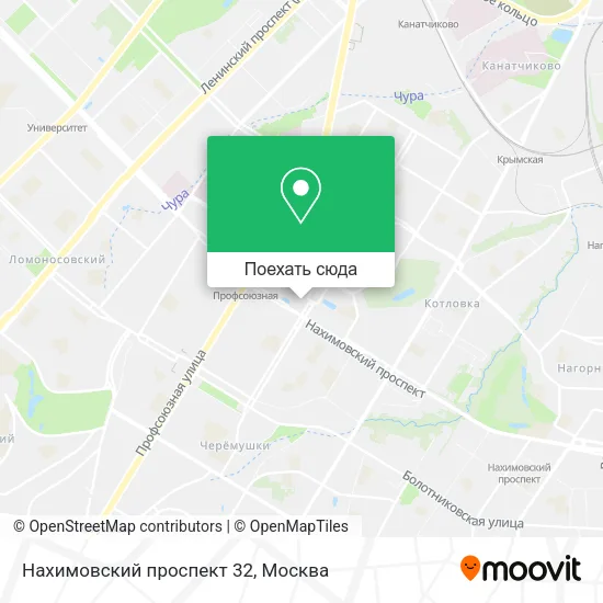 Карта Нахимовский проспект 32
