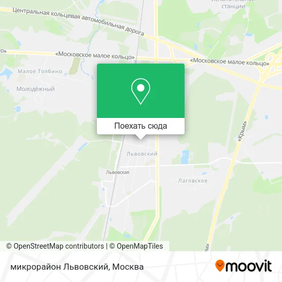 Карта микрорайон Львовский