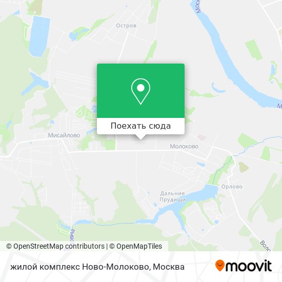 Карта жилой комплекс Ново-Молоково