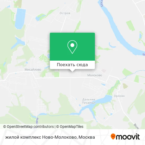 Карта жилой комплекс Ново-Молоково