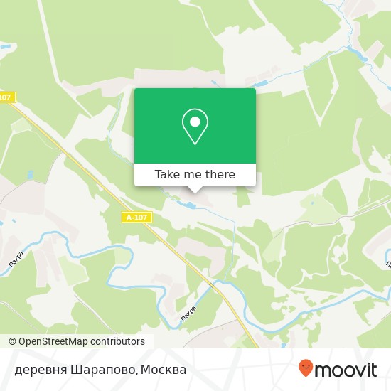 Карта деревня Шарапово