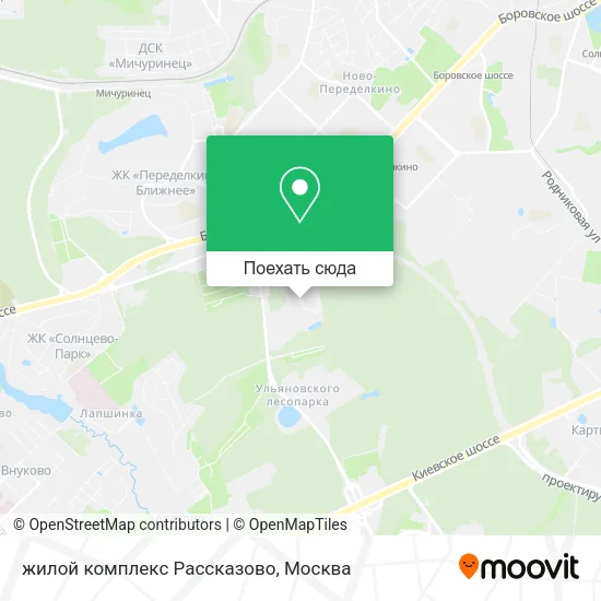 Карта жилой комплекс Рассказово