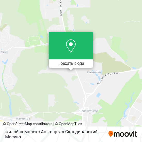 Карта жилой комплекс Ап-квартал Скандинавский