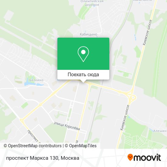 Карта проспект Маркса 130