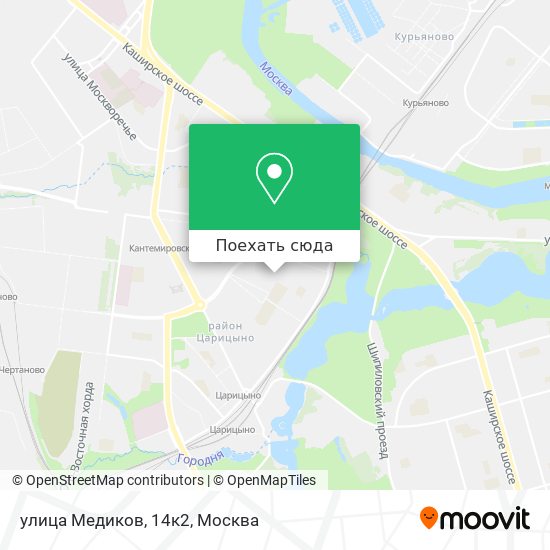 Карта улица Медиков, 14к2