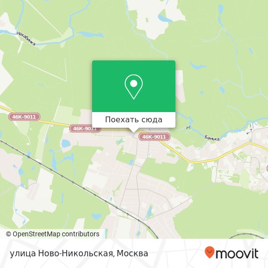 Карта улица Ново-Никольская