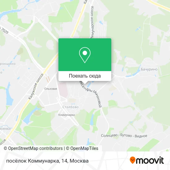 Карта посёлок Коммунарка, 14