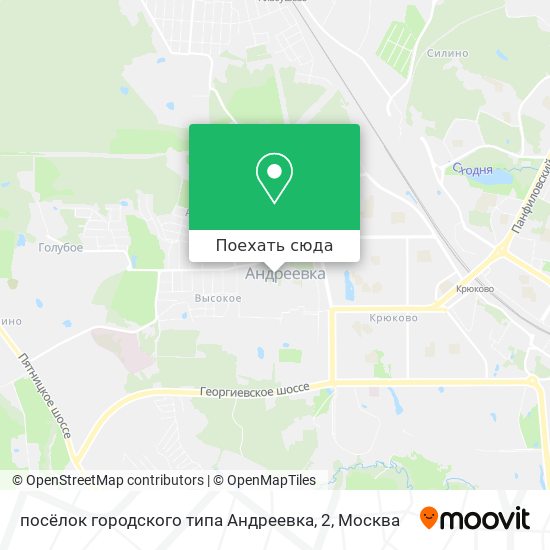 Карта посёлок городского типа Андреевка, 2