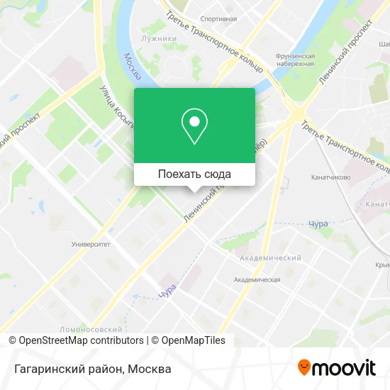 Карта Гагаринский район