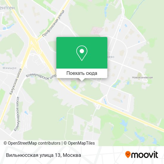 Карта Вильнюсская улица 13