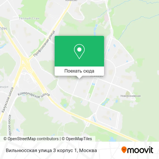 Карта Вильнюсская улица 3 корпус 1