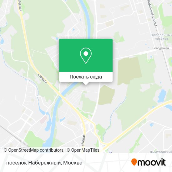 Карта поселок Набережный