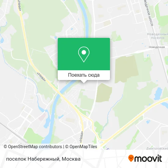 Карта поселок Набережный
