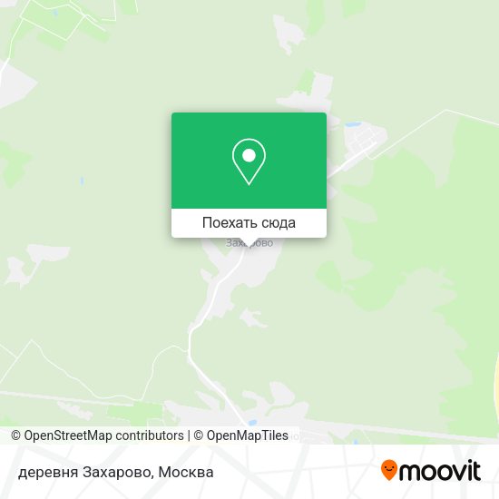 Карта деревня Захарово