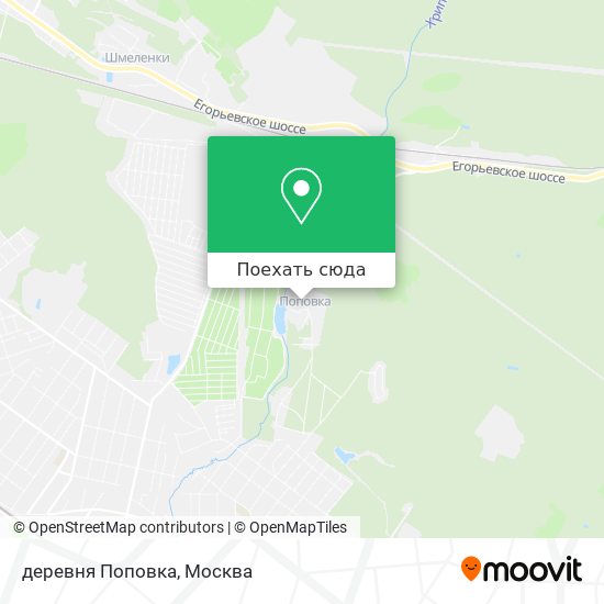 Карта деревня Поповка