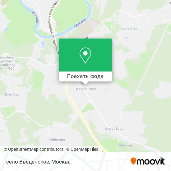 Карта село Введенское
