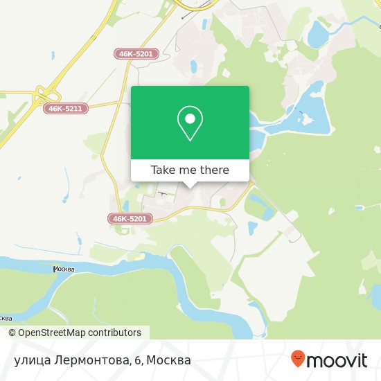 Карта улица Лермонтова, 6