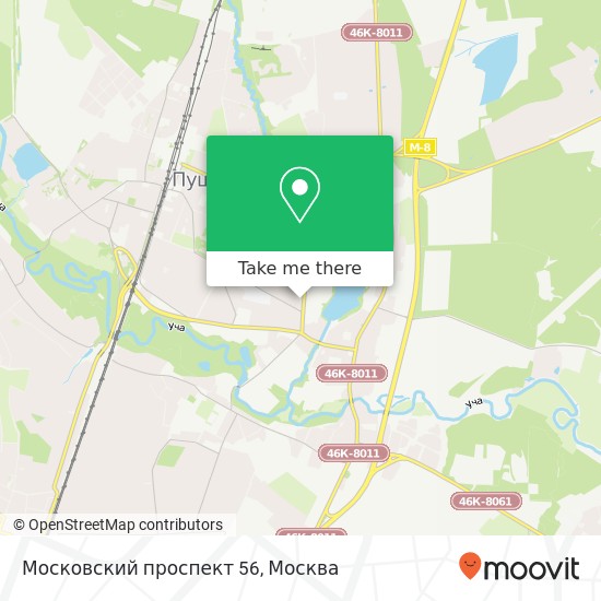 Карта Московский проспект 56