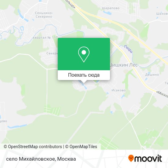 Карта село Михайловское