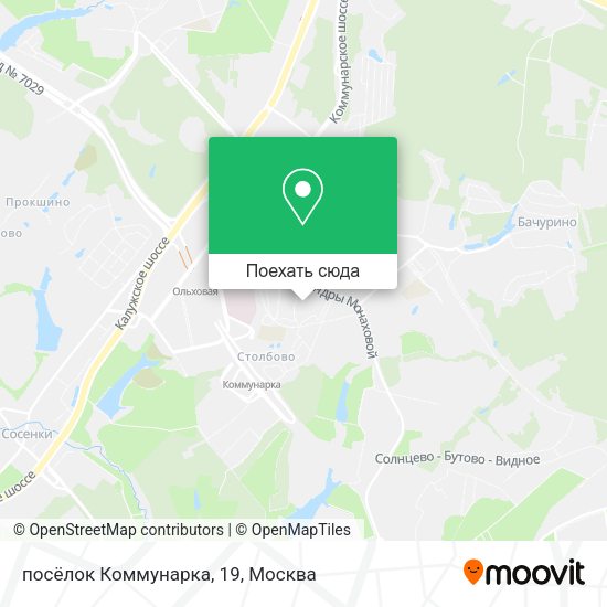 Карта посёлок Коммунарка, 19