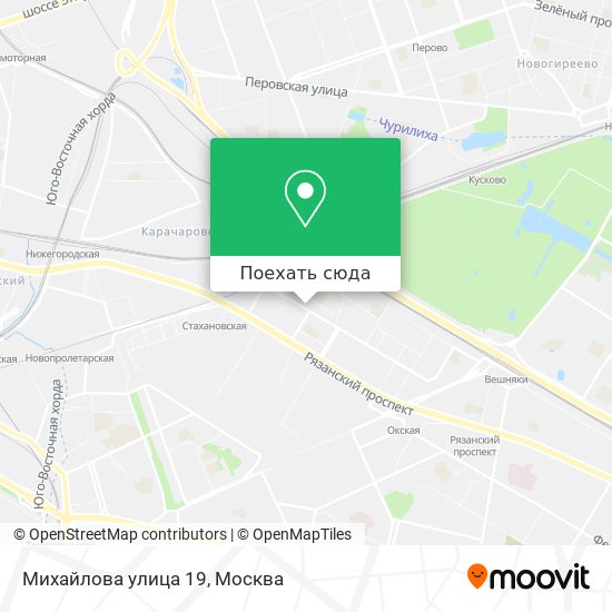 Карта Михайлова улица 19