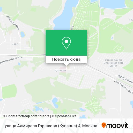 Карта улица Адмирала Горшкова (Купавна) 4
