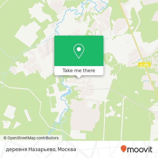 Карта деревня Назарьево