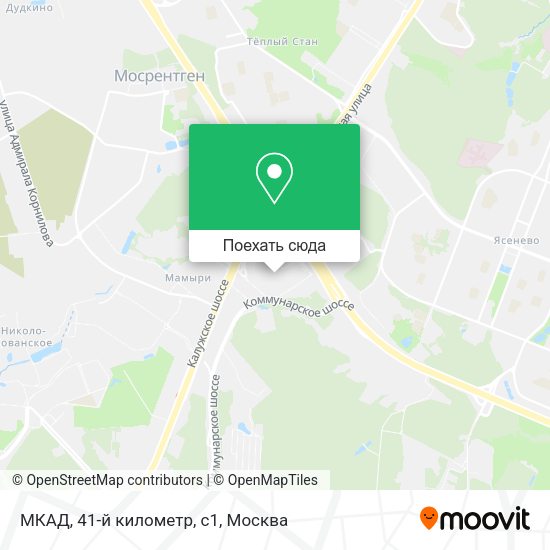 Карта МКАД, 41-й километр, с1
