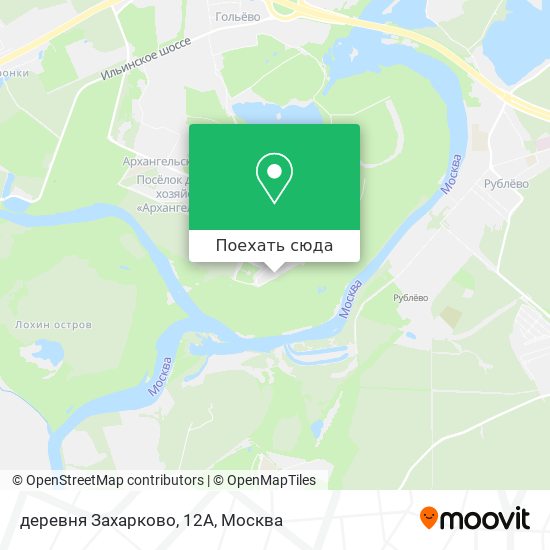 Карта деревня Захарково, 12А