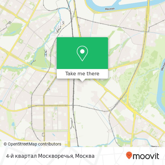 Карта 4-й квартал Москворечья