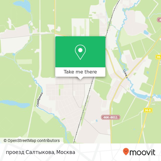 Карта проезд Салтыкова