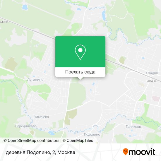 Карта деревня Подолино, 2