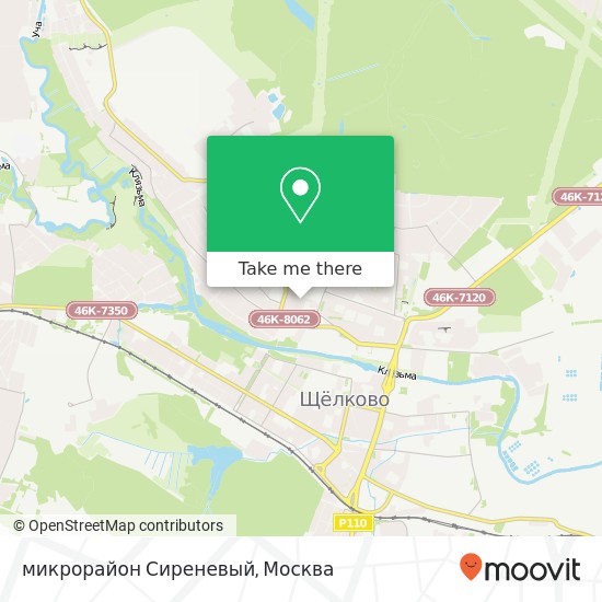 Карта микрорайон Сиреневый
