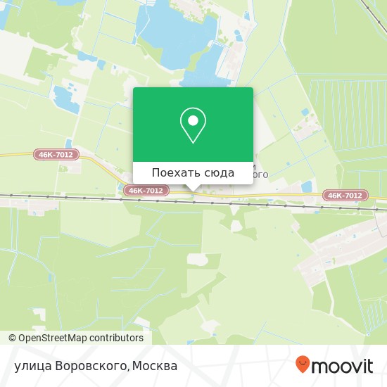 Карта улица Воровского