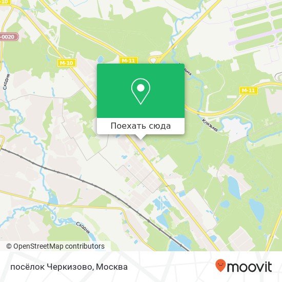Карта посёлок Черкизово