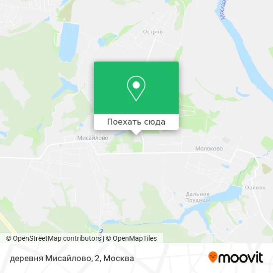 Карта деревня Мисайлово, 2