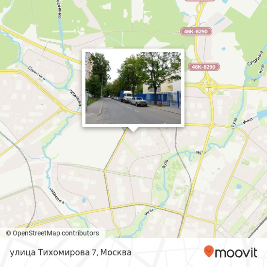 Карта улица Тихомирова 7