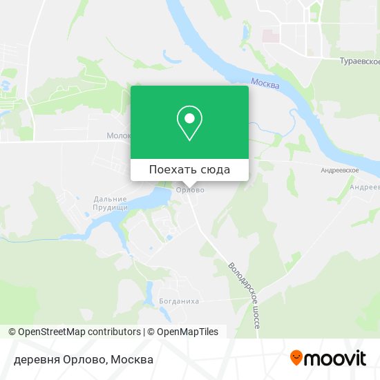 Карта деревня Орлово