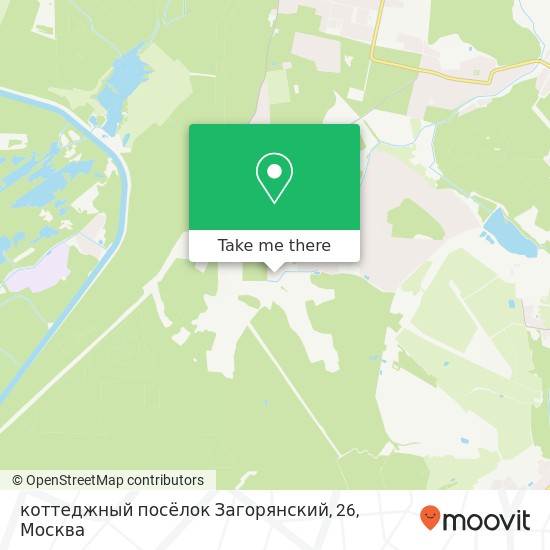 Карта коттеджный посёлок Загорянский, 26