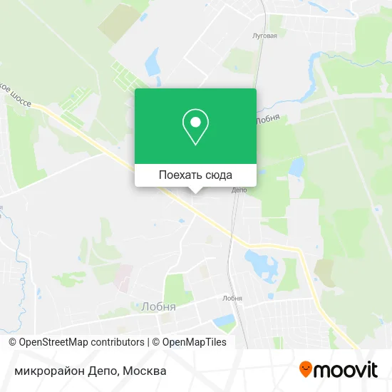 Карта микрорайон Депо