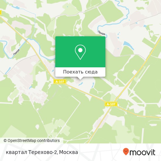 Карта квартал Терехово-2