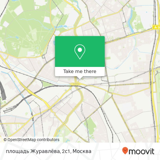 Карта площадь Журавлёва, 2с1