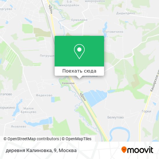 Карта деревня Калиновка, 9