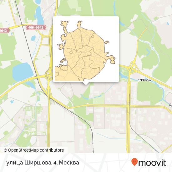 Карта улица Ширшова, 4