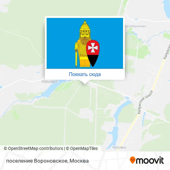 Карта поселение Вороновское