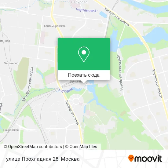 Карта улица Прохладная 28