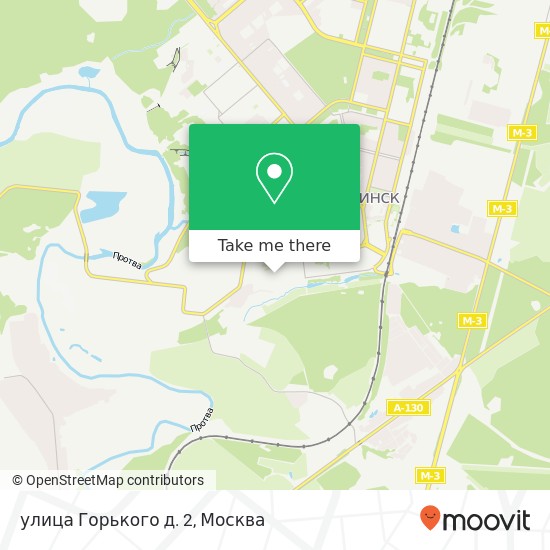Карта улица Горького д. 2