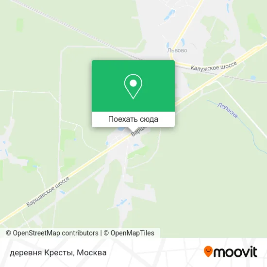 Карта деревня Кресты