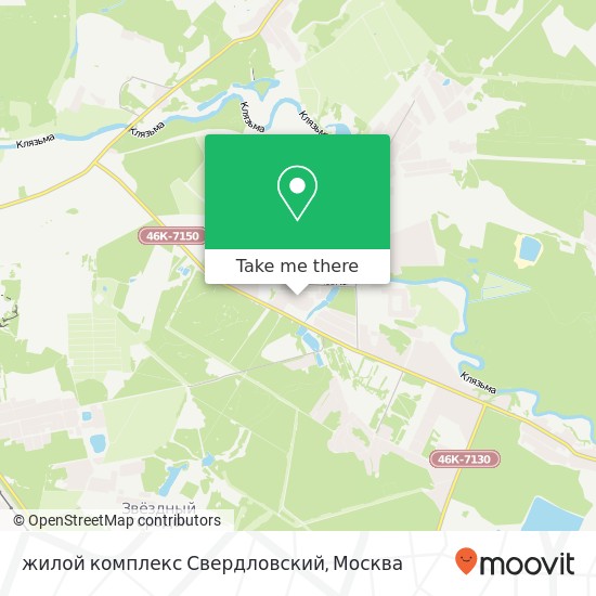 Карта жилой комплекс Свердловский