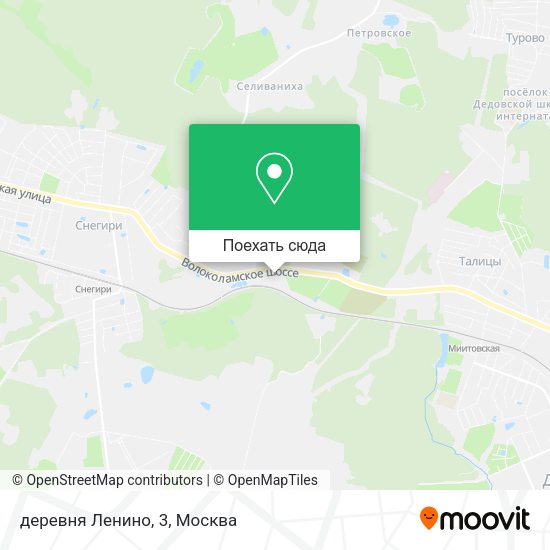 Карта деревня Ленино, 3
